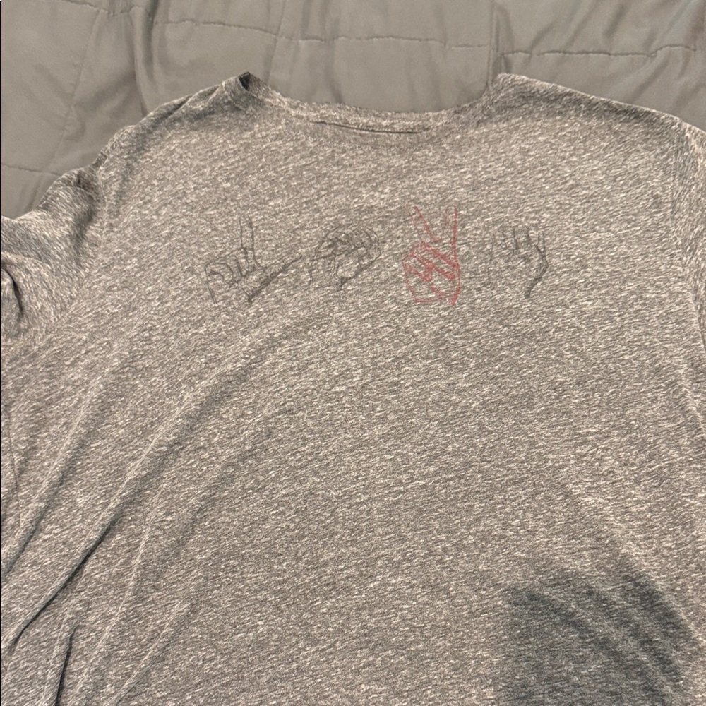 Gray Graphic Men's Shirt